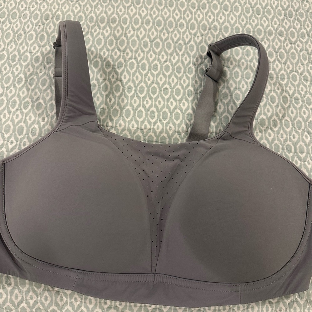 Lululemon Run Times Bra Size 42D Rino Gray